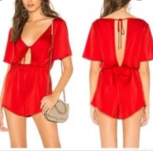 By the way. Red romper XS